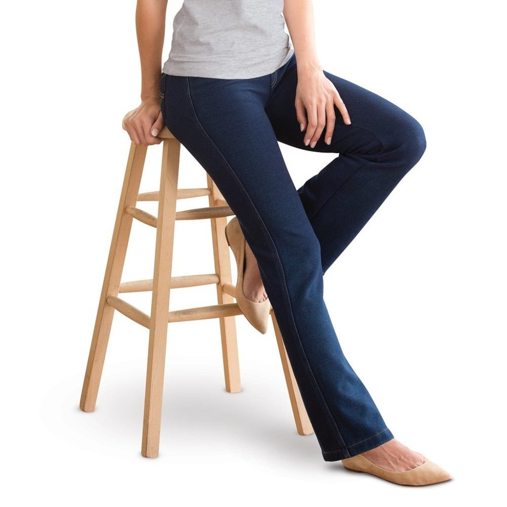 sz.Medium (8-10) jean regular PAJAMA JEANS bootcut - Picture 10 of 10